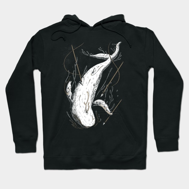 Moby-Dick. The Whale Hoodie by pakowacz